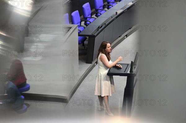 Ricarda Lang (Bündnis 90 / Die Grünen) speaks on the agenda item Mandatory animal labelling at the