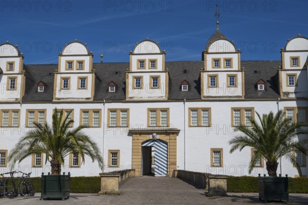 Neuhaus Palace, prince-bishop's residence, Weser Renaissance, Paderborn, Westphalia, North
