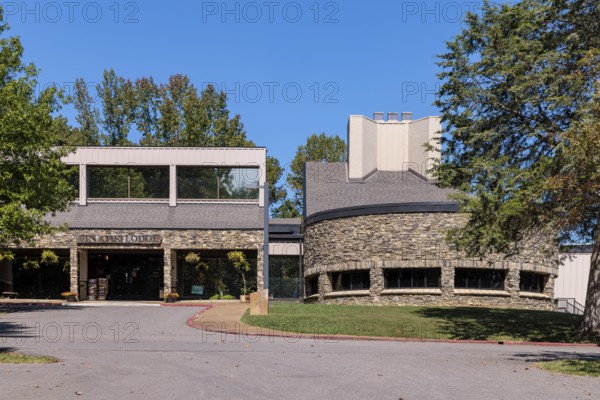 The Lodge at Natchez Trace in the Pin Oak area of Natchez Trace State Park near Wildersville,