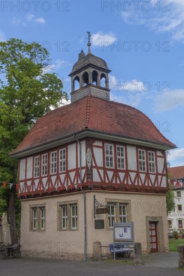 The historic Pfennigstube, carters paid their salt duty here, half-timbered idyll of the old town