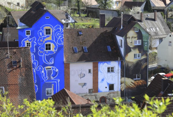 Blue Tower or House of Ideas, residential building with museum and artist's studio, artist Thomas