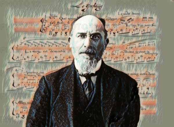 Erik Satie, 1866 – 1925, a French composer and pianist, sheet music from Sports & divertisements,