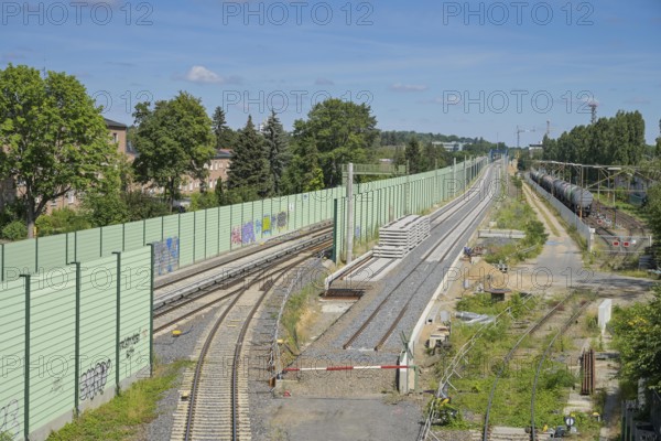 Tracks, rails, Deutsche Bahn, Berlin Südkreuz - Blankenfelde construction project, Dresdner Bahn,