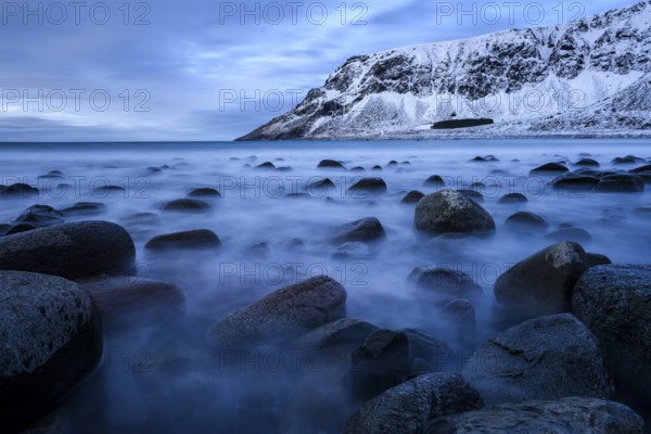 Beach of Unstad, Lofoten, Norway