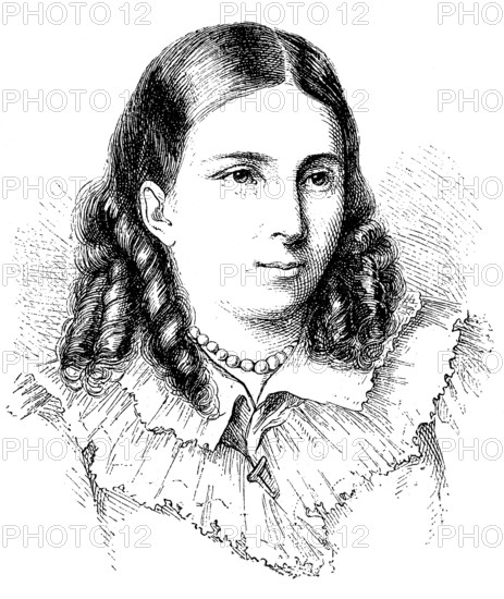 Bettina von Arnim, 1785-1859, German writer of the German Romanticism, Bettina von Arnim,