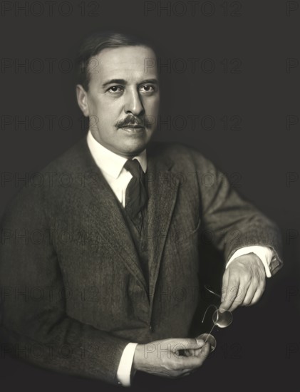 Hugo von Hofmannsthal, 1874-1929, Austrian novelist and poet, digital edited according to a