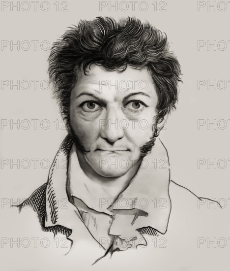 Ernst Theodor Amadeus Hoffmann, or E. T. A. Hoffmann, 1776 - 1822, German Romantic author of