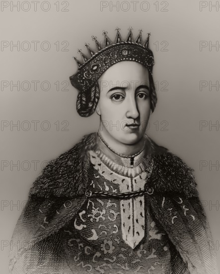 Margaret I, Margrete Valdemarsdatter, 1353 – 1412, ruler of Denmark, Norway and Sweden, digitally