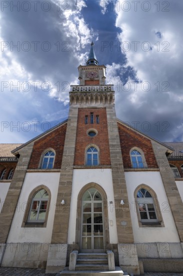 Tower of the original parish of St Martin, origin around 700, today market hall, An der Schranne,