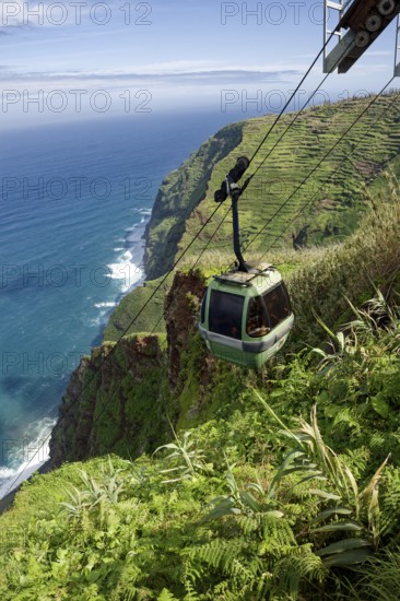 Steepest cable car in Achadas da Cruz, Teleférico das Achadas da Cruz, Achadas da Cruz, tourist