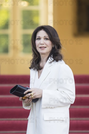 Iris Berben (actress) arriving at the festive dinner to mark the 60th anniversary of the