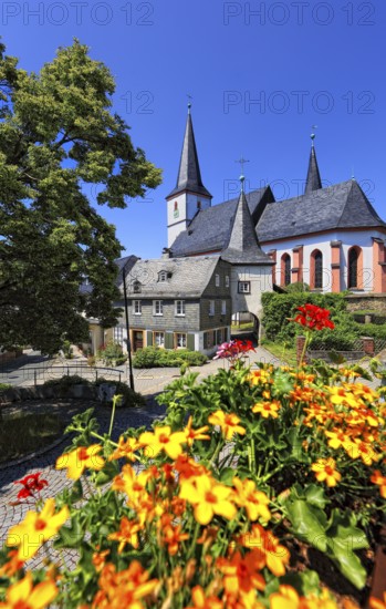 The fortified church Zum Heiligen Geist in Grafengehaig. It is one of the best-preserved and oldest