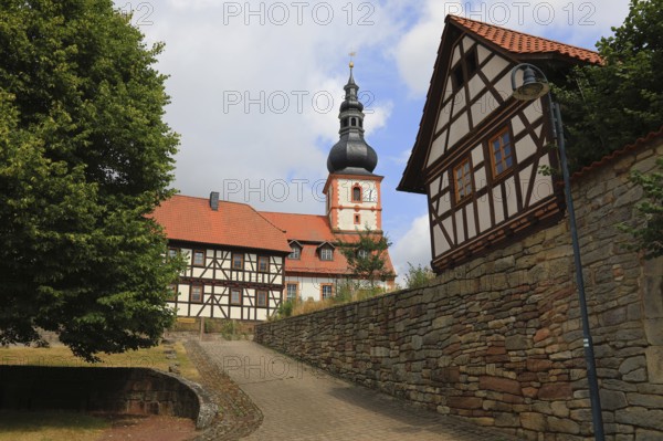 Cathedral of the Rhön, Protestant church, Helmershausen, municipality of Rhönblick, district of