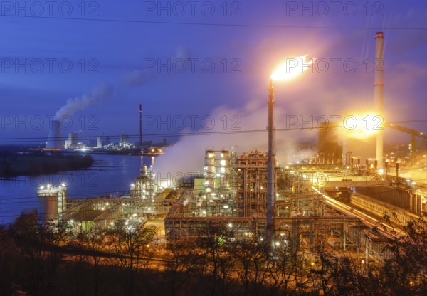 Duisburg, Ruhr area, North Rhine-Westphalia, Germany - ThyssenKrupp Steel, Schwelgern coking plant