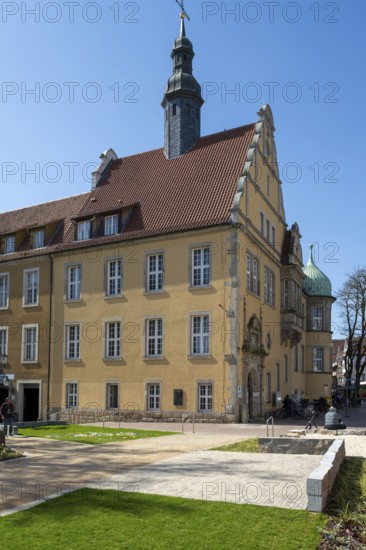 Former district court, monument, Berliner Platz, Gütersloh, Westphalia, North Rhine-Westphalia,
