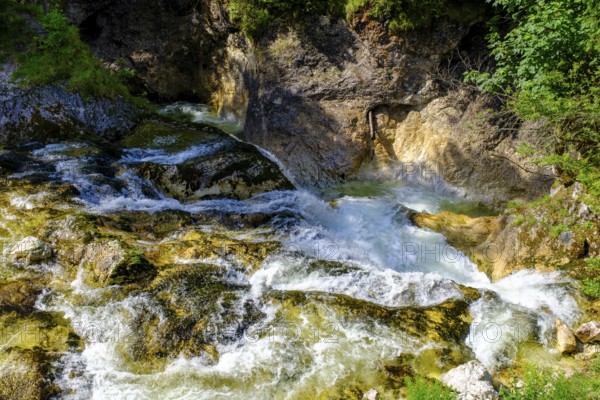 Höllbachklamm at Wegkapelle Maria an der Klamm, Höllbach, Weissenbachtal, Salzkammergut, Upper