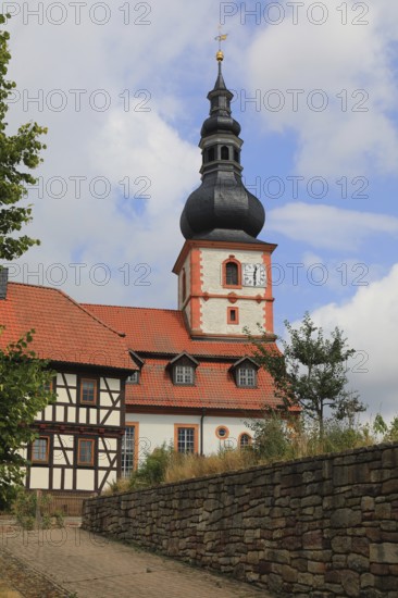 Cathedral of the Rhön, Protestant church, Helmershausen, municipality of Rhönblick, district of