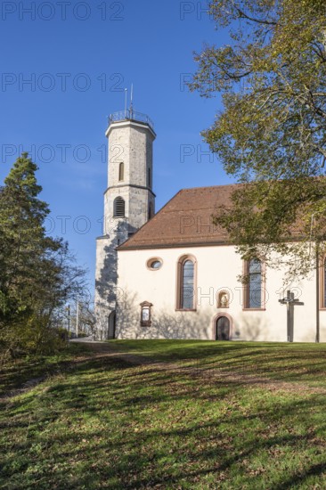 The Roman Catholic Church of the Holy Trinity, pilgrimage church on the 985 metre-high