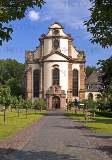 Himmerod Abbey, abbey church and abbey building, Cistercian abbey, municipality of Grosslittgen,