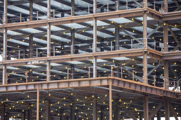Detroit, Michigan - A Science Research Center being built by Henry Ford Health and Michigan State