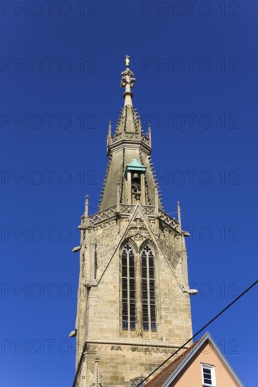 St Mary's Church Reutlingen, sacred building built from 1247 to 1343, cultural monument, Gothic