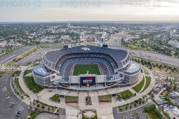Denver, Colorado, Empower Field at Mile High, home of the Denver Broncos football team. The stadium