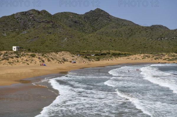 Playa de Calblanque, beach in the regional park Monte de las Cenizas y (Peña) del Águila, near