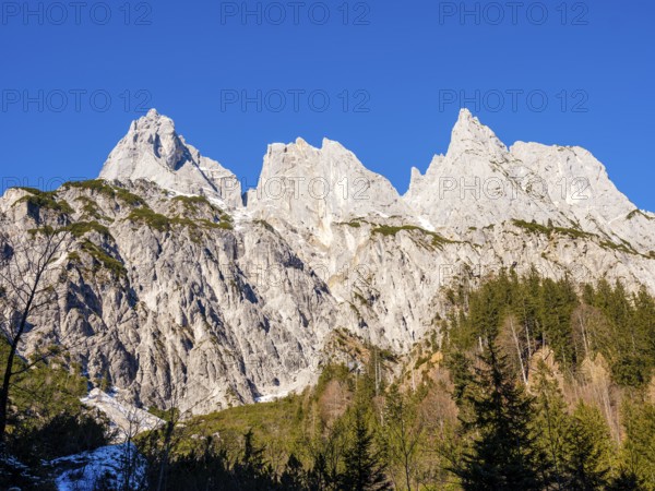 Mühlsturzhörner and Grundübelhörner, Klausbachtal, Reiteralpe, Berchtesgaden National Park,
