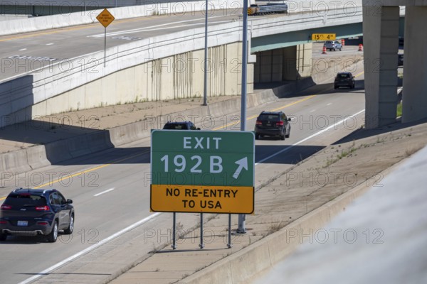Detroit, Michigan - Dozens of immigrants have been arrested after taking the wrong lane at the