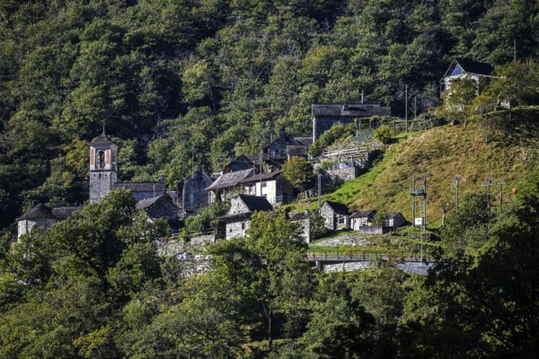 Corippo, Verzasca Valley, Vale Verzasca, Canton Ticino, Switzerland