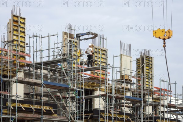 Gelsenkirchen, North Rhine-Westphalia, Germany, new development area in the Graf Bismarck district,
