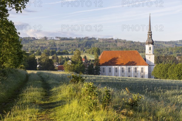Village church in Cunewalde, Upper Lusatia, Saxony, Germany