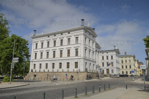 Kollegiengebäude I, State Chancellery, Schlossstraße, Schwerin, Mecklenburg-Vorpommern, Germany