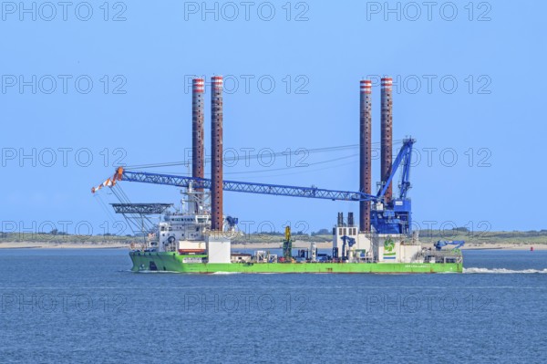 Danish A2SEA A/S installation vessel Sea Challenger from Dong Energy for the construction of wind