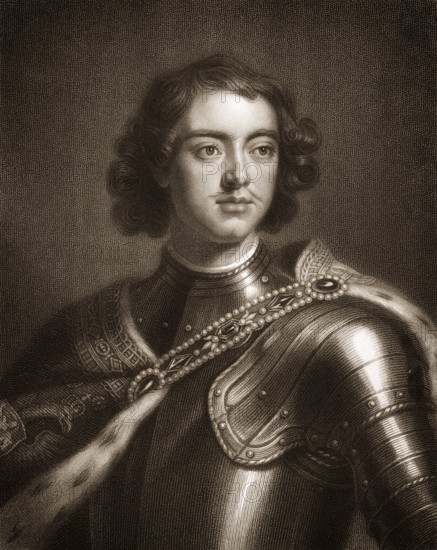 Peter the Great, Peter I or Pyotr Alexeyevich Romanov, 1672-1725, Czar and Grand Duke of Russia and