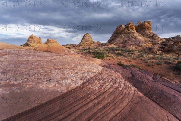 A unique sandstone formations in Coyote Buttes, Paria Canyon-Vermilion Cliffs Wilderness, Arizona