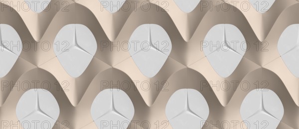 3D background of black with pink dots in the form of hexagon tiles volumetric shape of leather.