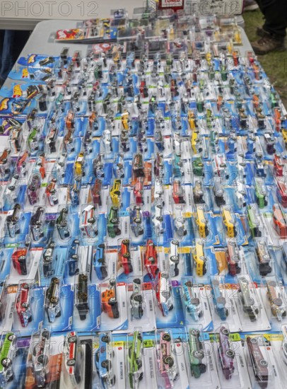 Taylor, Michigan - Hot Wheels toy cars were on sale as thousands crowded the Hot Wheels Legends
