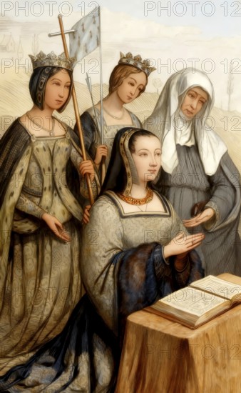 Queen Anne of Brittany, Court of the Ladies, 1509