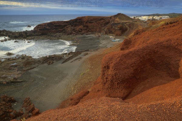 Canary Islands, Lanzarote, El Golfo, Lanzarote, Canary Islands, Spain