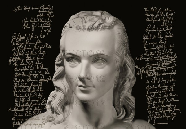 Portrait of Georg Philipp Friedrich Freiherr von Hardenberg, pseudonym and pen name Novalis, 1772 -