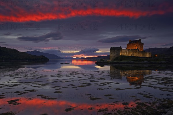 Castle Eilean Donan in Scotland, Scotland, United Kingdom