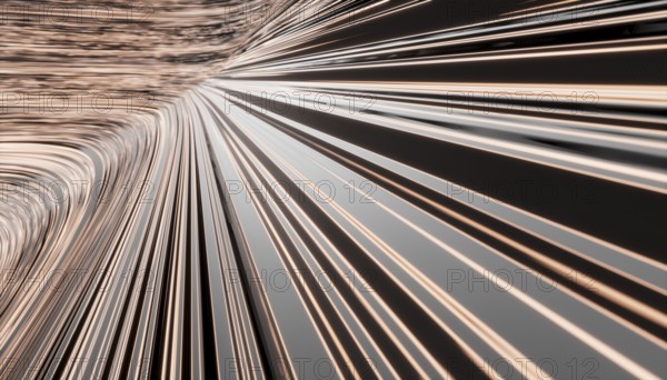A captivating 3D render showcasing dynamic waves inspired by Ethereum The flowing lines and elegant