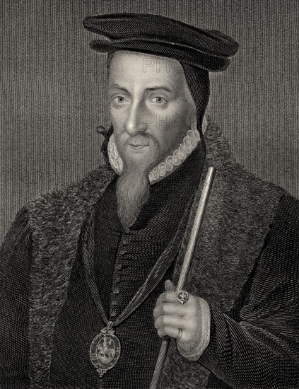 William Paulet, 1. Marquess of Winchester, ca. 1483/1485-1572, englischer Staatssekretär und