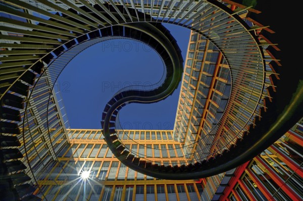 Germany, Munich, University, Endless Stairs, Endless Stairs, Endless Stairs, Munich, Bavaria,