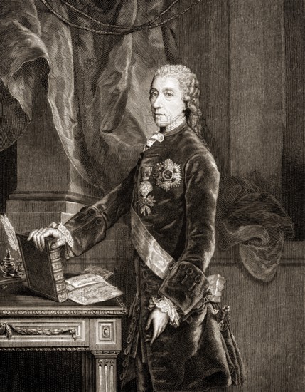 Wenzel Anton Graf Kaunitz, 1711-1794, Imperial Prince of Kaunitz-Rietberg, Austrian statesman of