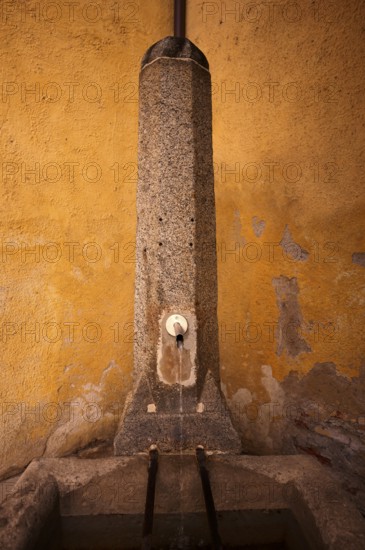 Fountain in front of the Capuchin monastery, Merano, Merano, South Tyrol, Autonomous Province of