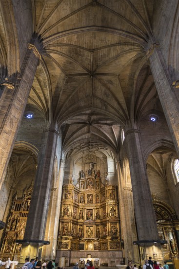 Church, interior view, Iglesia de San Vicente, San Sebastian, Donostia, Basque Country, Northern