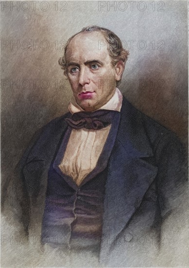 Elisha Mitchell (1793-1857) American naturalist and explorer. Professor of chemistry, mineralogy