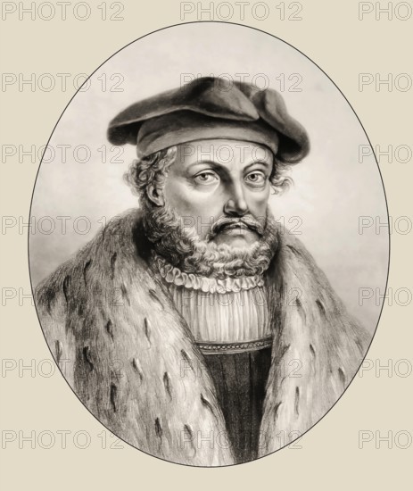 Frederick III or Frederick the Wise, 1463 - 1525, Prince-elector of Saxony, digitally edited,